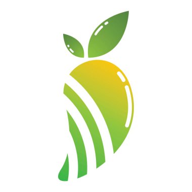 Mango logo şablon vektör simgesi tasarımı