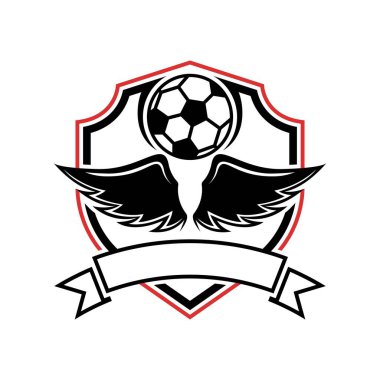 Futbol kulübü logosu şablon tasarımı