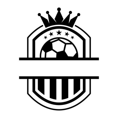 Futbol kulübü logosu şablon tasarımı