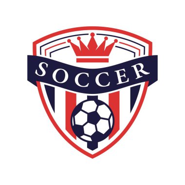 Futbol kulübü logosu şablon tasarımı