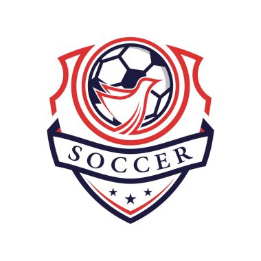 Futbol kulübü logosu şablon tasarımı