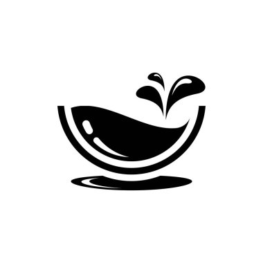 Kahve fincanı Logo Şablon vektör tasarımı