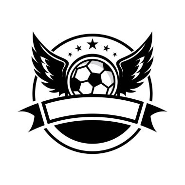 Futbol logosu şablon tasarımı