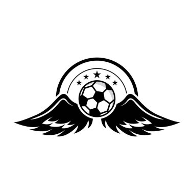 Futbol logosu şablon tasarımı