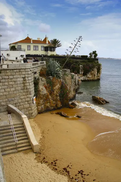 stock image Cascais, Portugal. City view of the picturesque vacation resort of Cascais near Lisbon. March 27, 2017