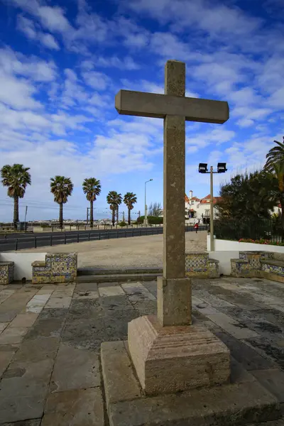 stock image Cascais, Portugal. City view of the picturesque vacation resort of Cascais near Lisbon. March 27, 2017