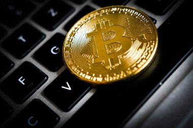 Fiziksel bitcoin 'in konsept resmi