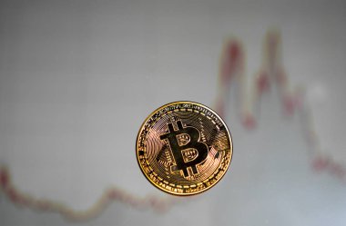 Fiziksel bitcoin 'in konsept resmi