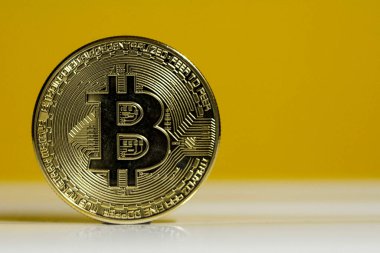 Fiziksel bitcoin 'in konsept resmi