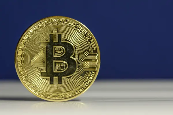 Fiziksel bitcoin 'in konsept resmi