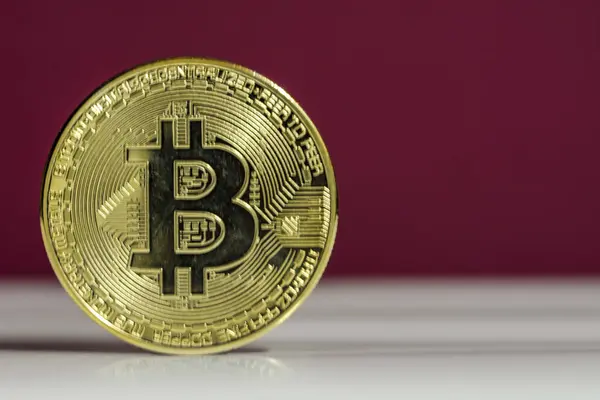 Fiziksel bitcoin 'in konsept resmi