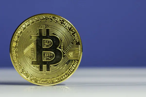 Fiziksel bitcoin 'in konsept resmi