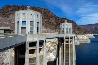 Las Vegas, Nevada, ABD. Hoover Barajı ve Mead Gölü 'ne bak.