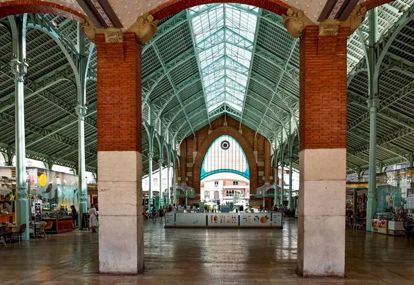 Valencia, İspanya. Ruzafa Market Binası. Sadece editoryal kullanım için. 2 Ekim 2018