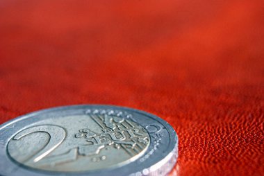 Avrupa para birimi EURO 'nun para ve banknotları yığını