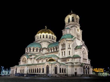 Sofya, Bulgaristan. 19 Ağustos 2024 Alexander Nevsky Memorial Kilisesi