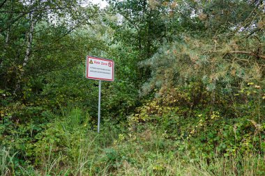 Wahner Heide, Almanya. Heather, Alman Doğa Koruma Alanı 'ndan Wahner Heide, Köln yakınlarında. 30 Ağustos 2024