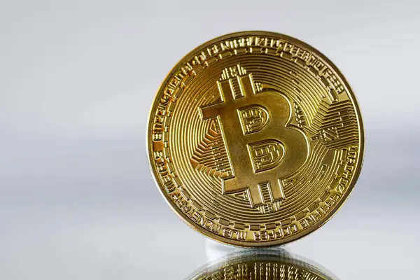 Fiziksel bir bitcoin resmini izole et