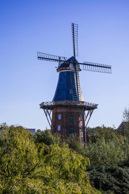 Norden ,East Frisia, Germany. One of the famous Windmills of the east frisian city Norden October 5th, 2024 clipart