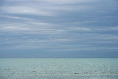 Malaga, Endülüs, Costa de Sol, İspanya. Akdeniz Seaview. 12 Mart 2025