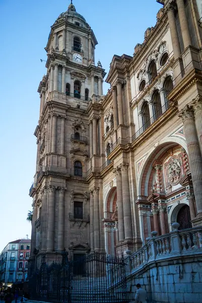 Malaga, Costa del Sol, Andalisia, İspanya. Malaga Katedrali 'nin mimari fotoğrafçılığı. 15 Mart 2025