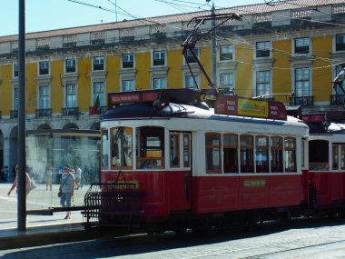 Lisbonne tramvay başkenti Portekiz