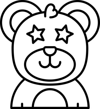 Yıldız. Web simgesi basit illüstrasyon