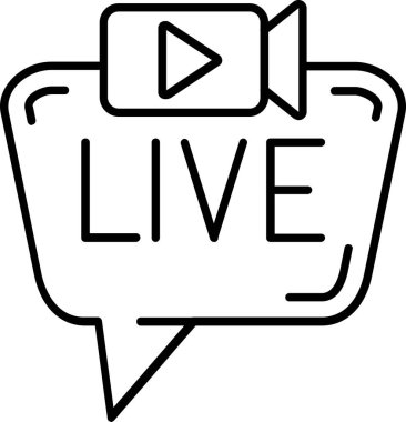 canlı yayın simgesi