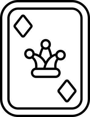 VIP kart vip simgesi ana hat biçiminde