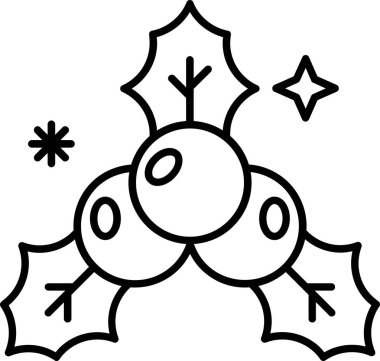 Noel kategorisinde Holly Berry Noel ikonu