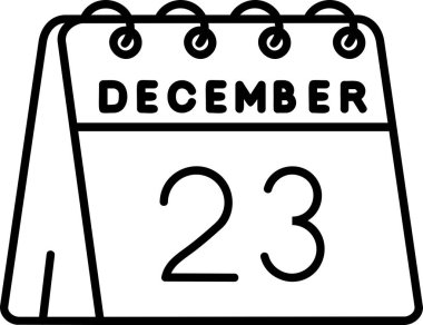 Takvim simgesi, vektör çizimi