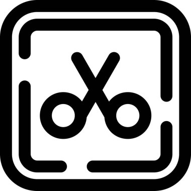 Kameranın modern bir simgesinin vektör illüstrasyonu