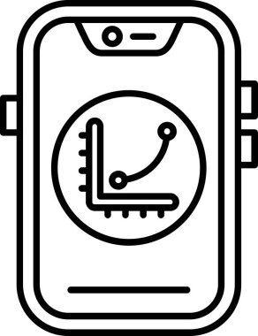 cep telefonu vektör simgesi