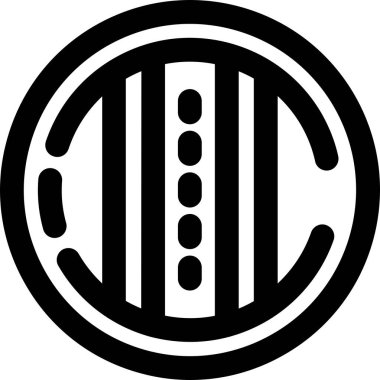 Çin yemeği ikonu ana hatlarıyla.