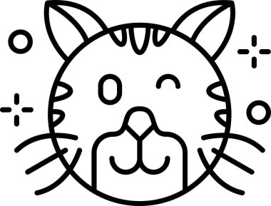 çizim karikatür kedi yüz