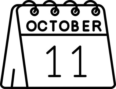 Takvim simgesi, vektör çizimi