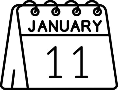 Takvim simgesi vektör illüstrasyonu