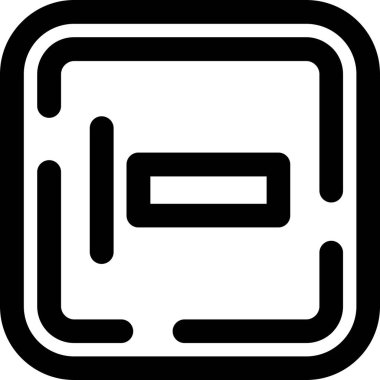 Modern bir simgenin vektör illüstrasyonu