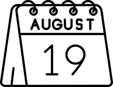 Takvim simgesi tasarımı, vektör illüstrasyonu