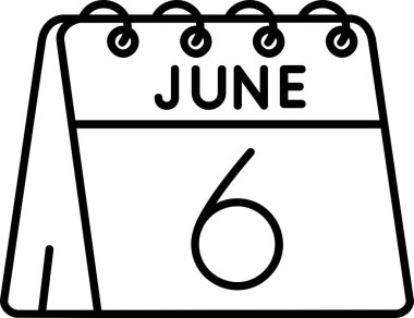 Takvim simgesi vektör illüstrasyonu