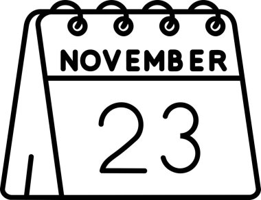 Ekim 25 - Takvim simgesi