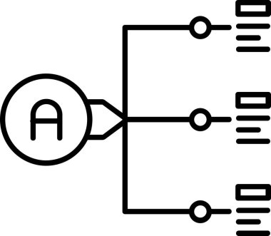 devre kartı simgesi, vektör illüstrasyonu