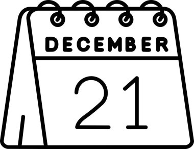 2 Aralık tarihli takvim, takvim simgesinin vektör tasarımı