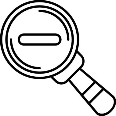 find glass magnifying icon