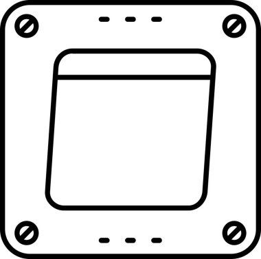 kart nakit para birimi simgesi ana hat biçiminde