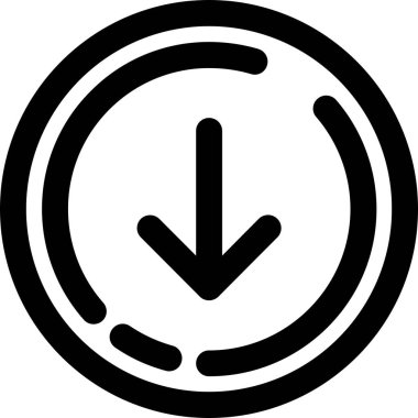 Saat. Web simgesi basit illüstrasyon