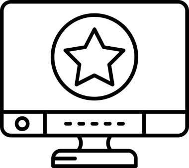 bilgisayar simgesi vektör illüstrasyonu