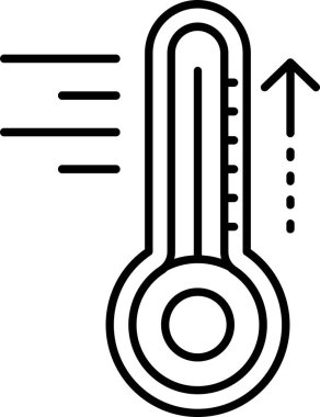 termometre sıcaklığı soğuk simgesi