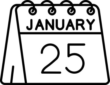 Takvim simgesi tasarımı, vektör illüstrasyonu