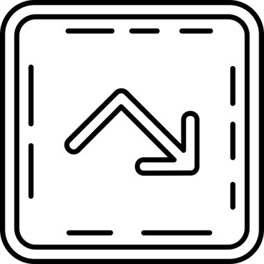 ok simgesi vektör illüstrasyonu